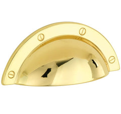 Schelpgreep Shell messing gelakt