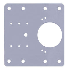 Scharnier reparatieplaat rvs