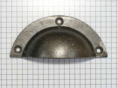 Komgreep ijzer blank gelakt 93 mm